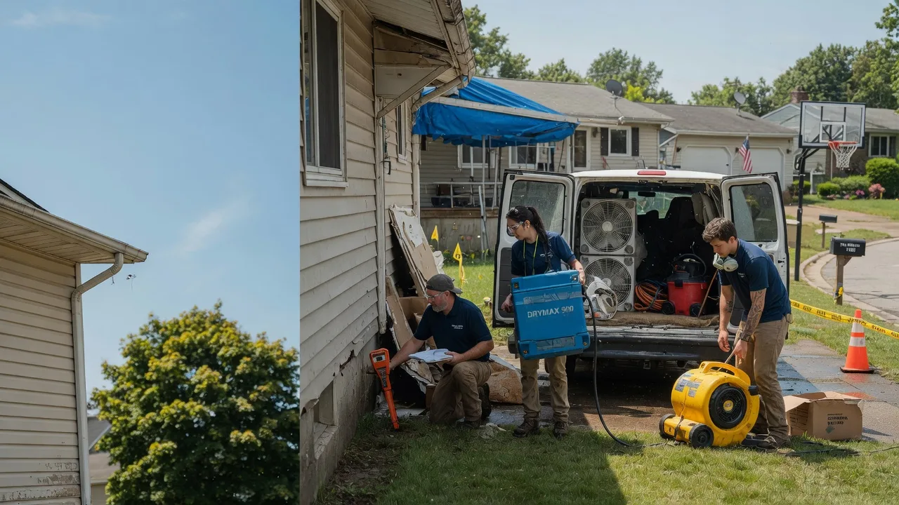 Ceiling Leak Cleanup in Charles City, IA near me