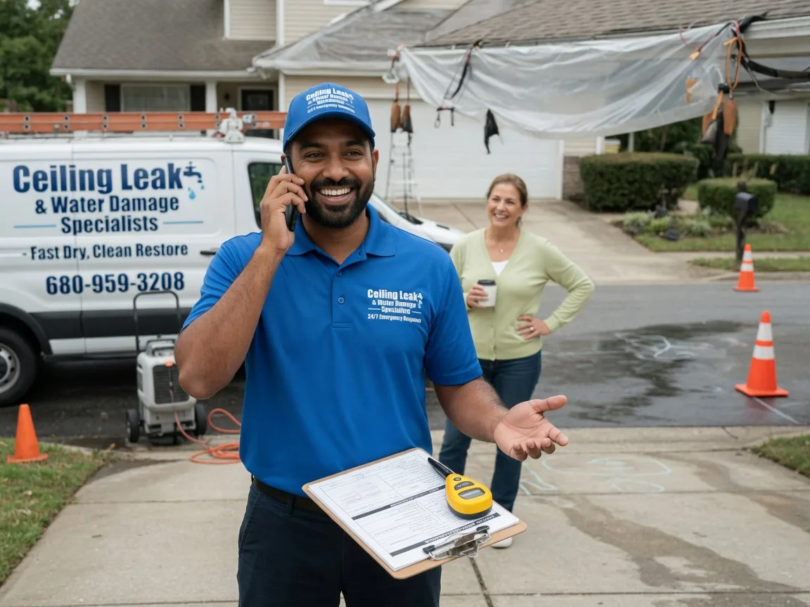 Ceiling Leak Cleanup Charles City, IA FAQs